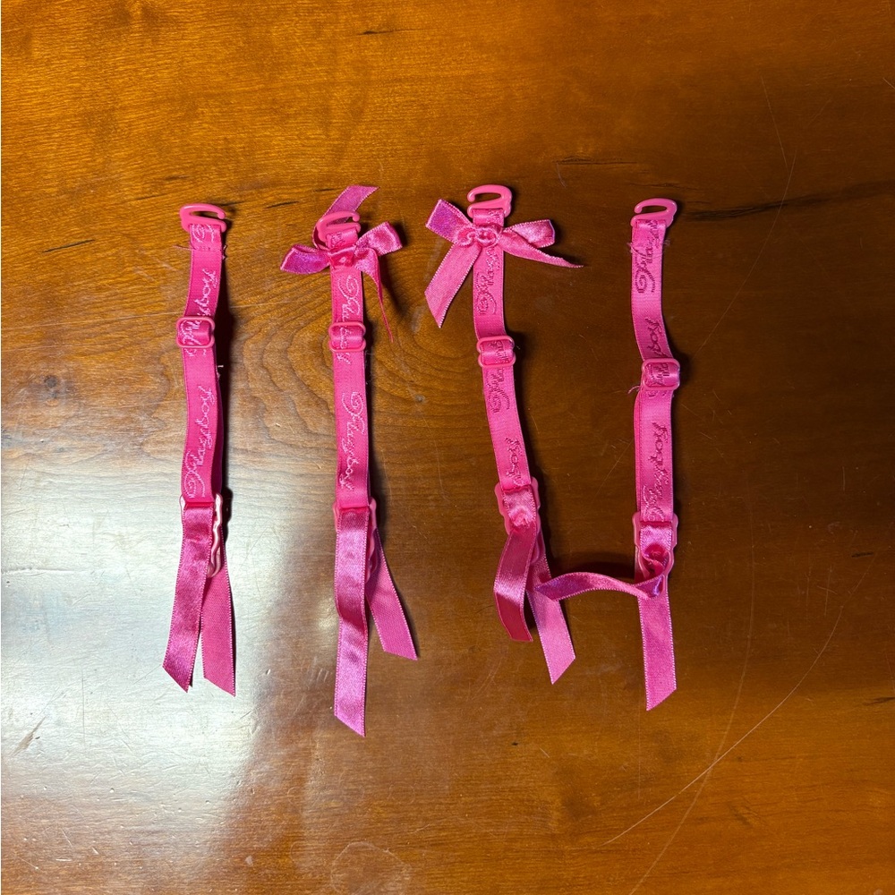 Vintage Y2K PLAYBOY Hot Pink Garters